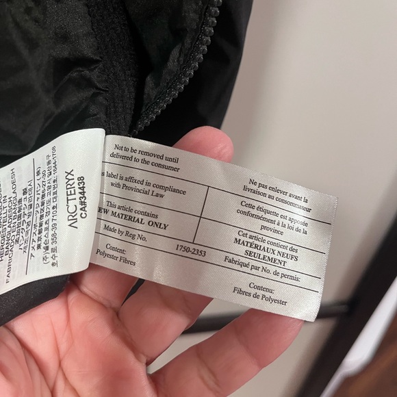 Arc'teryx Atom LT Vest Black Corporate Logo 'Cre 2.0' Outdoors Hiking - SZ Small - Picture 10 of 11